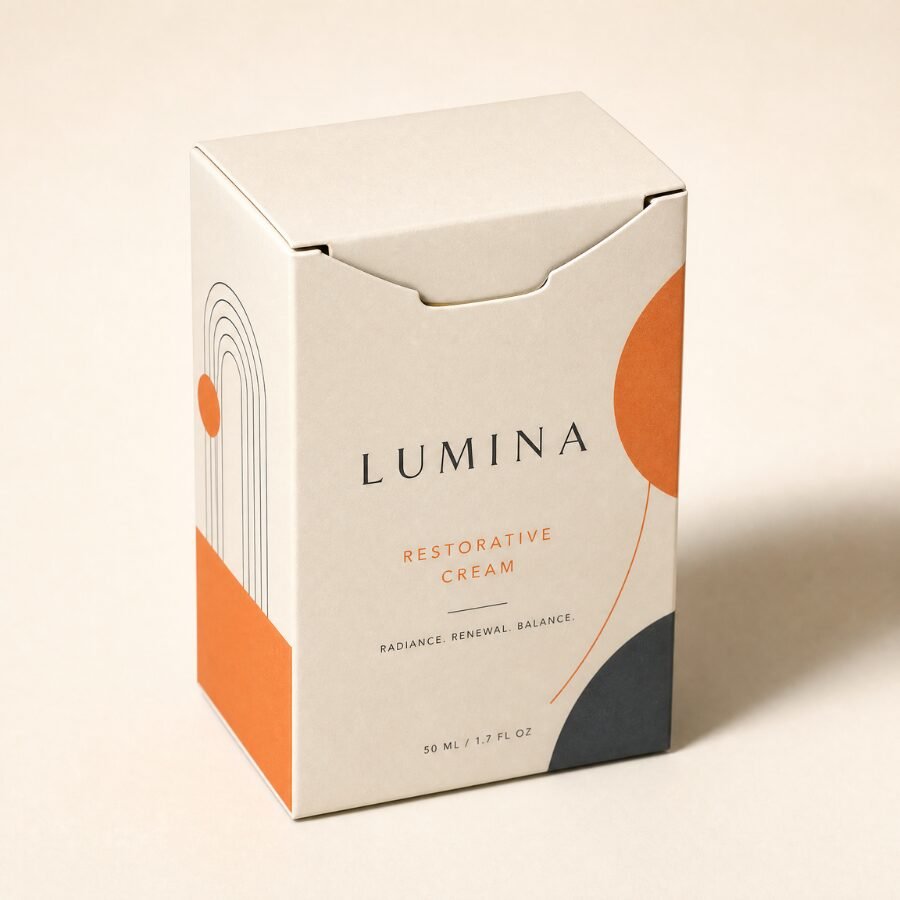 Straight Tuck End STE Cosmetic Mono Carton - FIRSTBOX