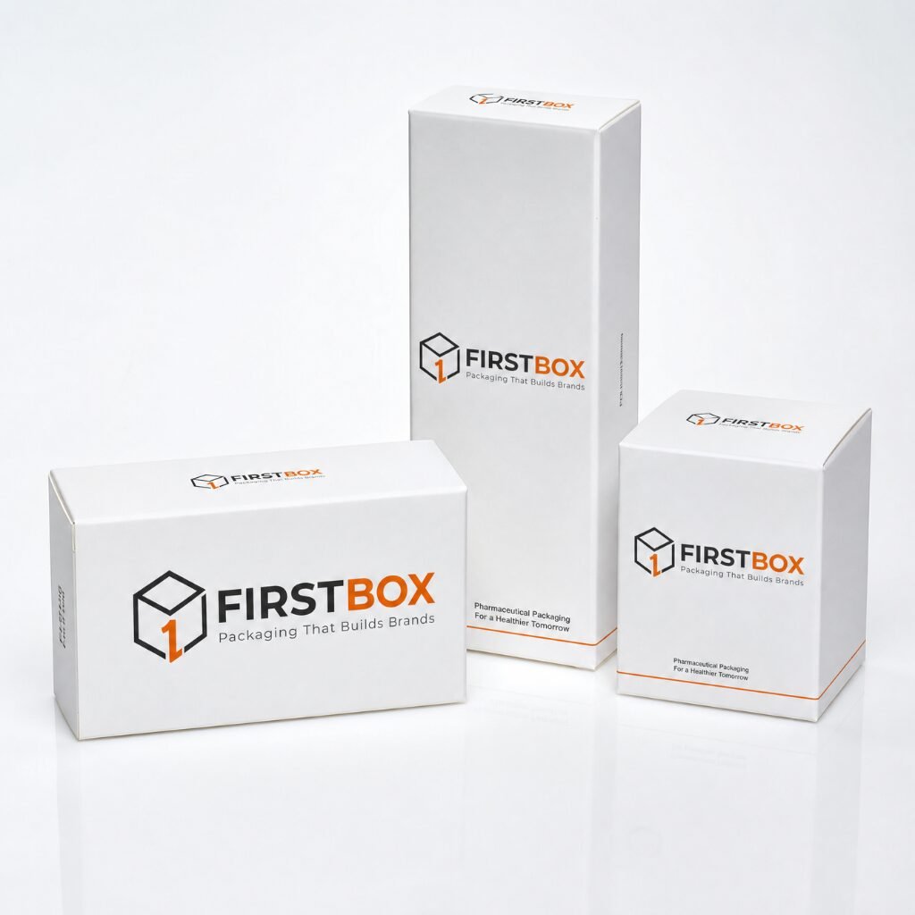 Medical-grade pharmaceutical mono cartons and packaging by FIRSTBOX