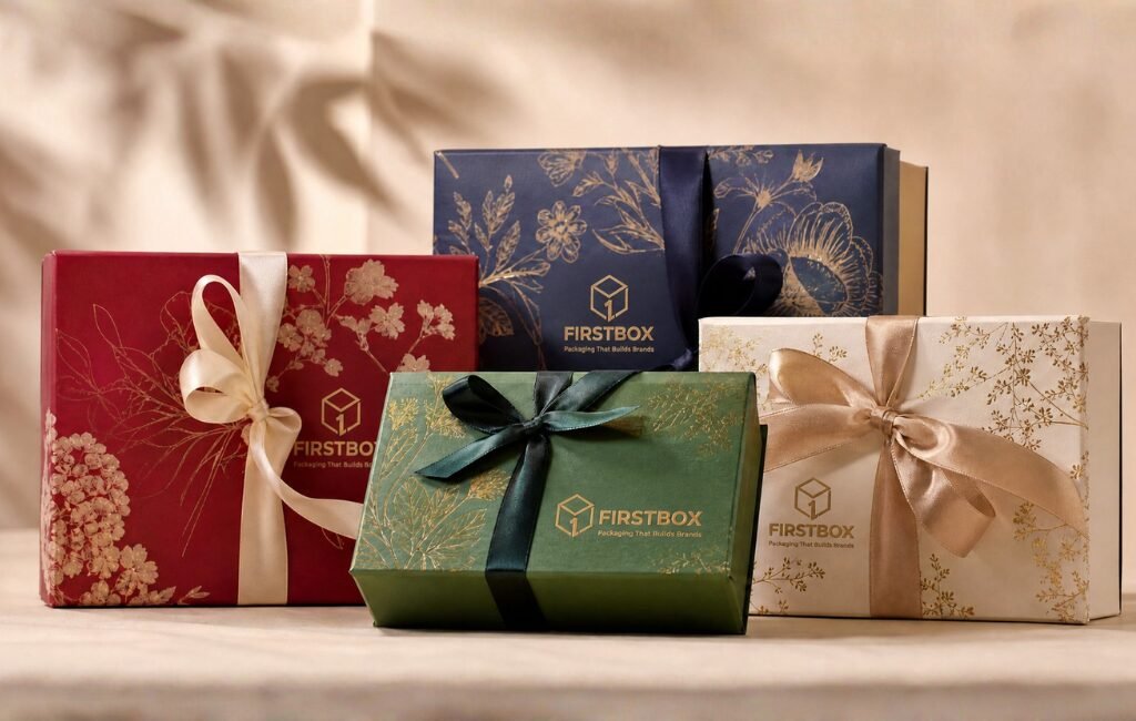 Luxury custom gift boxes by firstbox in Delhi NCR